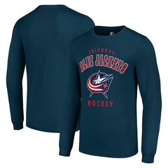 Columbus Blue Jackets Starter Logo Long Sleeve T-Shirt - NHL T-shirts