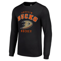 Anaheim Ducks Starter Logo Long Sleeve T-Shirt - NHL T-shirts