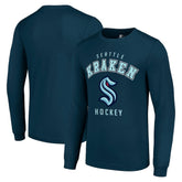 Seattle Kraken Starter Logo Long Sleeve T-Shirt - NHL T-shirts