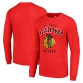Chicago Blackhawks Starter Logo Long Sleeve T-Shirt - NHL T-shirts