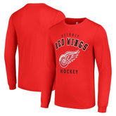 Detroit Red Wings Starter Logo Long Sleeve T-Shirt - NHL T-shirts