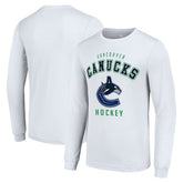 Vancouver Canucks Starter Logo Long Sleeve T-Shirt - NHL T-shirts