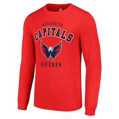 Washington Capitals Starter Logo Long Sleeve T-Shirt - NHL T-shirts