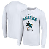 San Jose Sharks Starter Logo Long Sleeve T-Shirt - NHL T-shirts