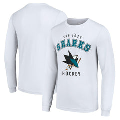 San Jose Sharks Starter Logo Long Sleeve T-Shirt - NHL T-shirts