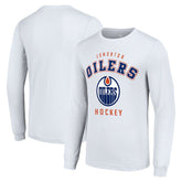 Edmonton Oilers Starter Logo Long Sleeve T-Shirt - NHL T-shirts