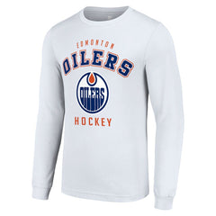 Edmonton Oilers Starter Logo Long Sleeve T-Shirt - NHL T-shirts