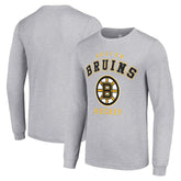 Boston Bruins Starter Logo Long Sleeve T-Shirt - NHL T-shirts