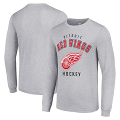 Detroit Red Wings Starter Logo Long Sleeve T-Shirt - NHL T-shirts