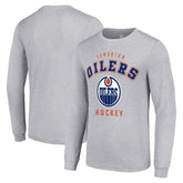 Edmonton Oilers Starter Logo Long Sleeve T-Shirt - NHL T-shirts