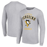 Pittsburgh Penguins Starter Logo Long Sleeve T-Shirt - NHL T-shirts