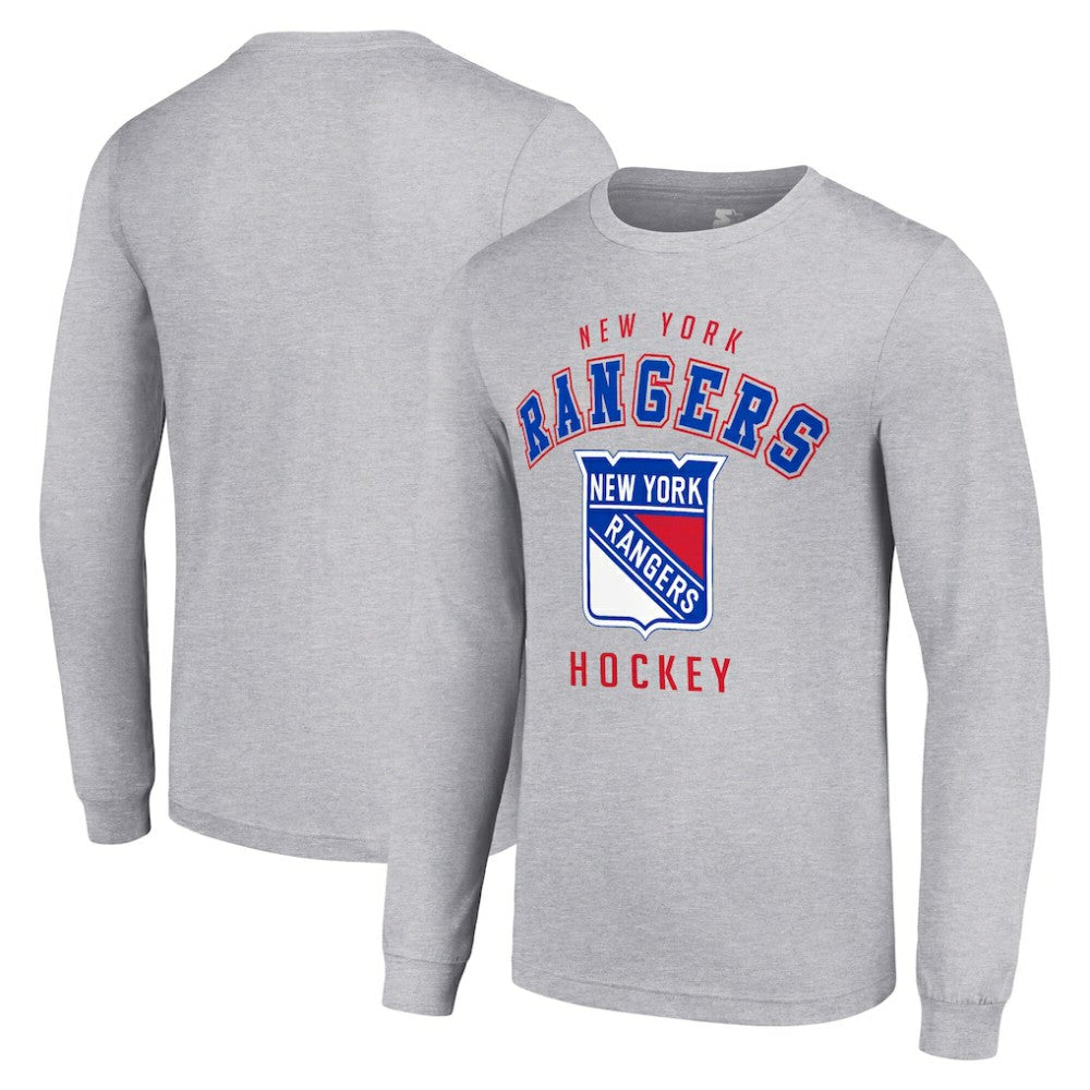 New York Rangers Starter Logo Long Sleeve T-Shirt - NHL T-shirts