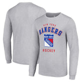 New York Rangers Starter Logo Long Sleeve T-Shirt - NHL T-shirts