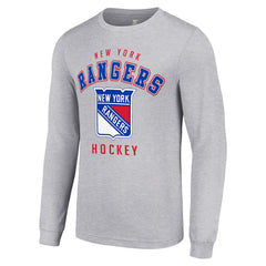 New York Rangers Starter Logo Long Sleeve T-Shirt - NHL T-shirts