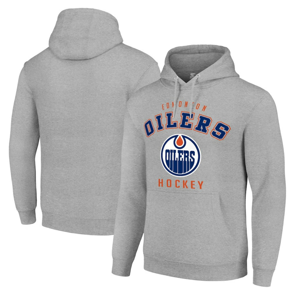 Edmonton Oilers Starter Logo Pullover Hoodie - NHL Hoodies