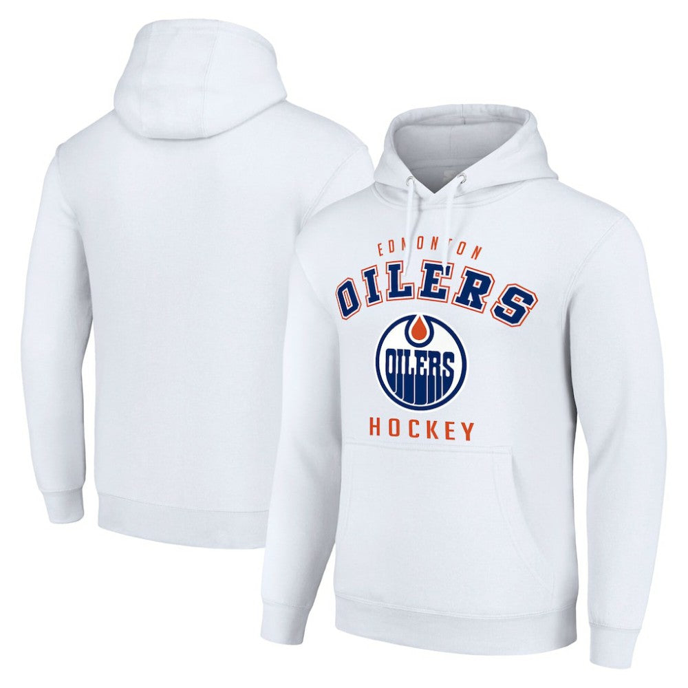 Edmonton Oilers Starter Logo Pullover Hoodie - NHL Hoodies