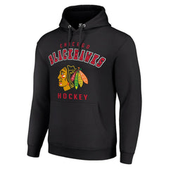 Chicago Blackhawks Starter Logo Pullover Hoodie - NHL Hoodies