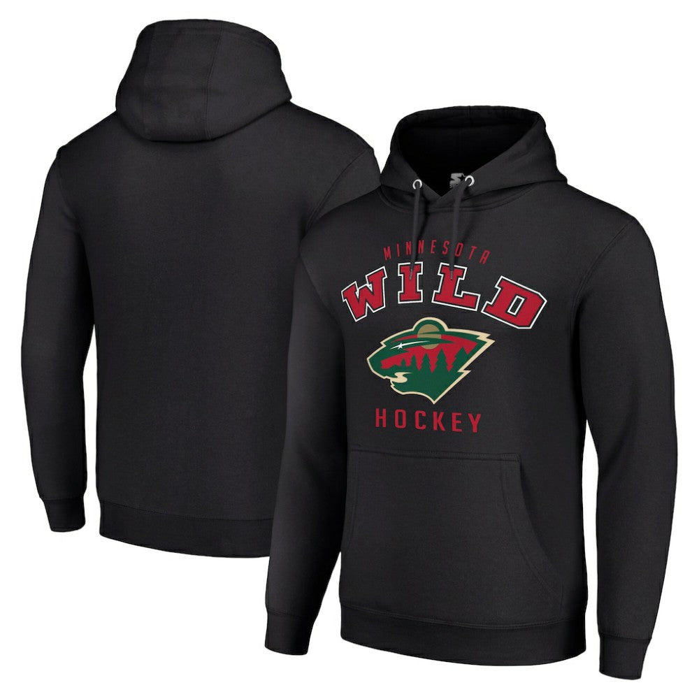 Minnesota Wild Starter Logo Pullover Hoodie - NHL Hoodies