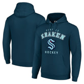 Seattle Kraken Starter Logo Pullover Hoodie - NHL Hoodies