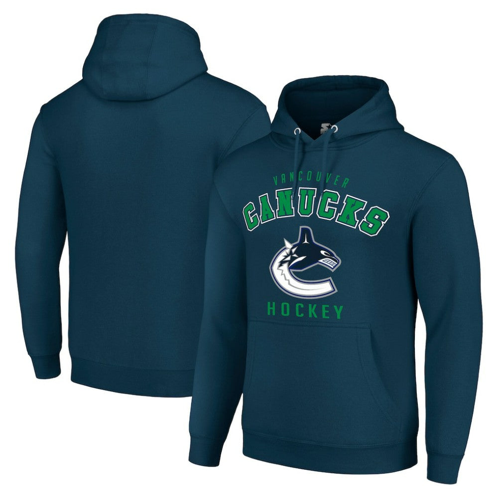 Vancouver Canucks Starter Logo Pullover Hoodie - NHL Hoodies