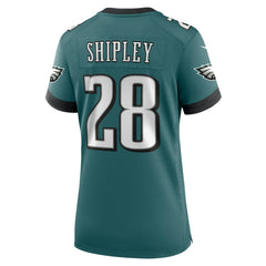 Philadelphia Eagles Will Shipley Women's Team Game Jersey | NFL Sale