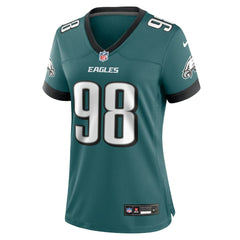 Philadelphia Eagles Jalen Carter Women's Team Game Jersey | NFL Outlet