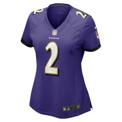 Baltimore Ravens Nate Wiggins Women's Game Jersey | NFL US
