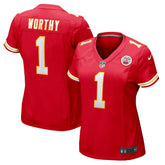 Kansas City Chiefs Xavier Worthy Women's Game Jersey | NFL Discount
