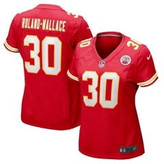 Kansas City Chiefs Chris Roland-Wallace Women's Game Jersey | NFL Hot