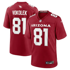 Arizona Cardinals Travis Vokolek Team Game Jersey | NFL Outlet