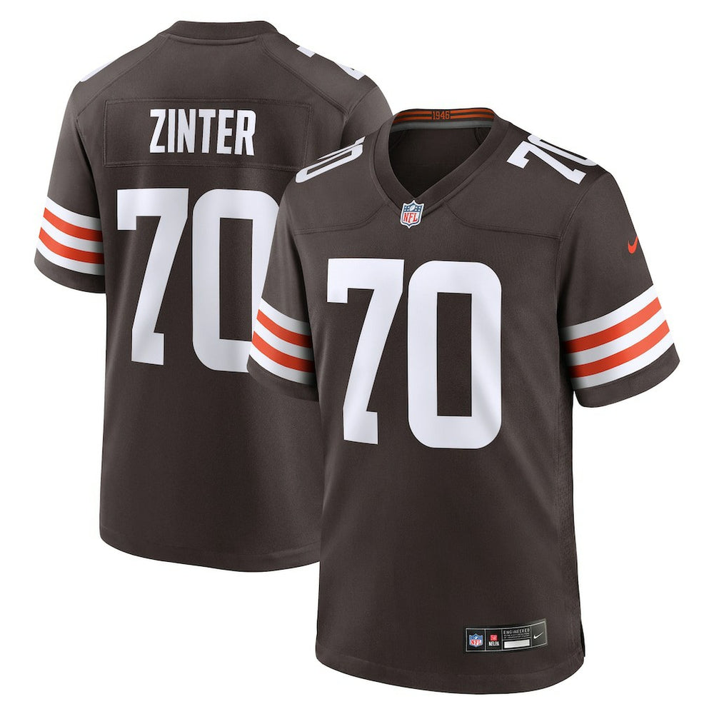 Cleveland Browns Zak Zinter Team Game Jersey | NFL Sale