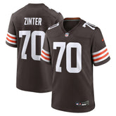 Cleveland Browns Zak Zinter Team Game Jersey | NFL Sale