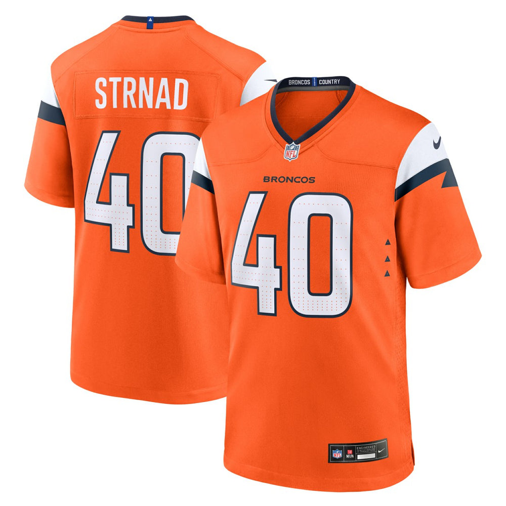 Denver Broncos Justin Strnad Team Game Jersey | NFL US