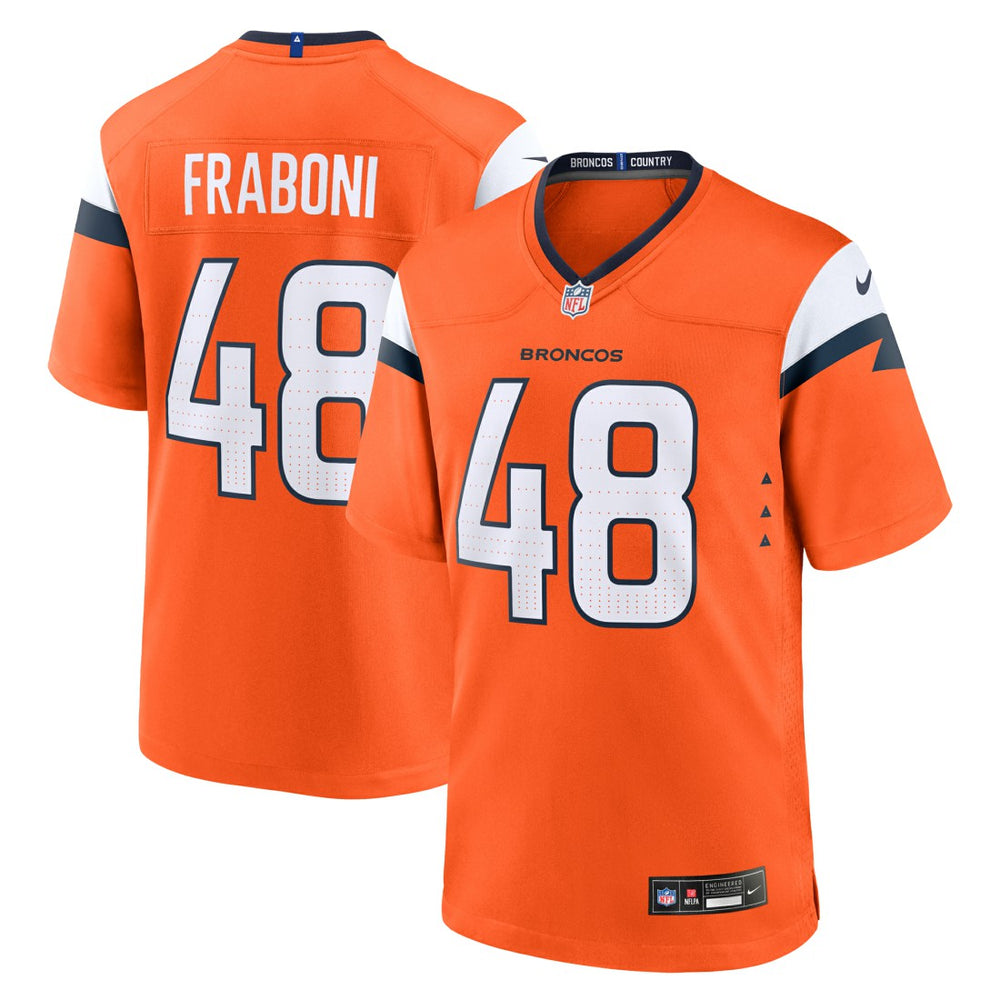 Denver Broncos Mitchell Fraboni Team Game Jersey | NFL Near me