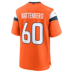 Denver Broncos Luke Wattenberg Team Game Jersey | NFL New