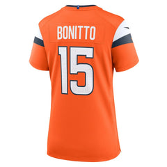 Denver Broncos Nik Bonitto Women's Team Game Jersey | NFL Hot