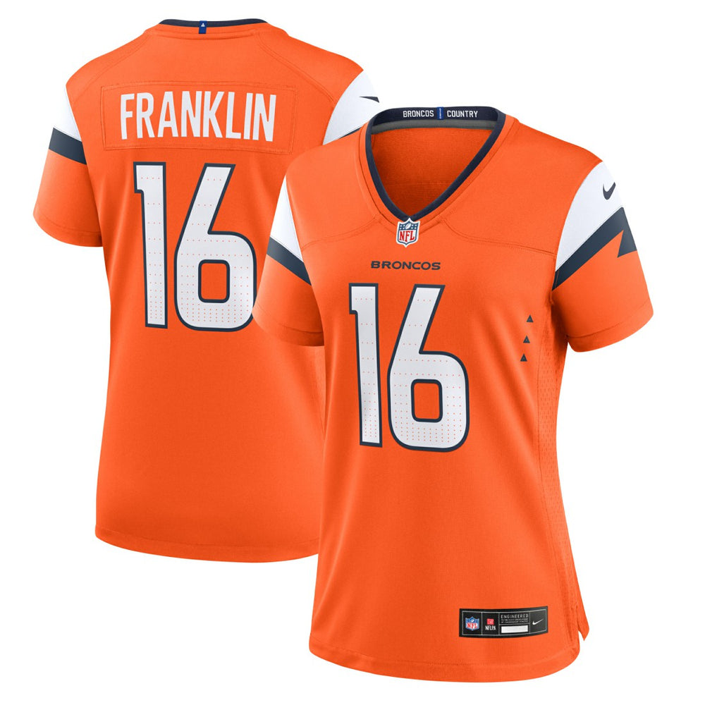 Denver Broncos Troy Franklin Women's Team Game Jersey | NFL On sale