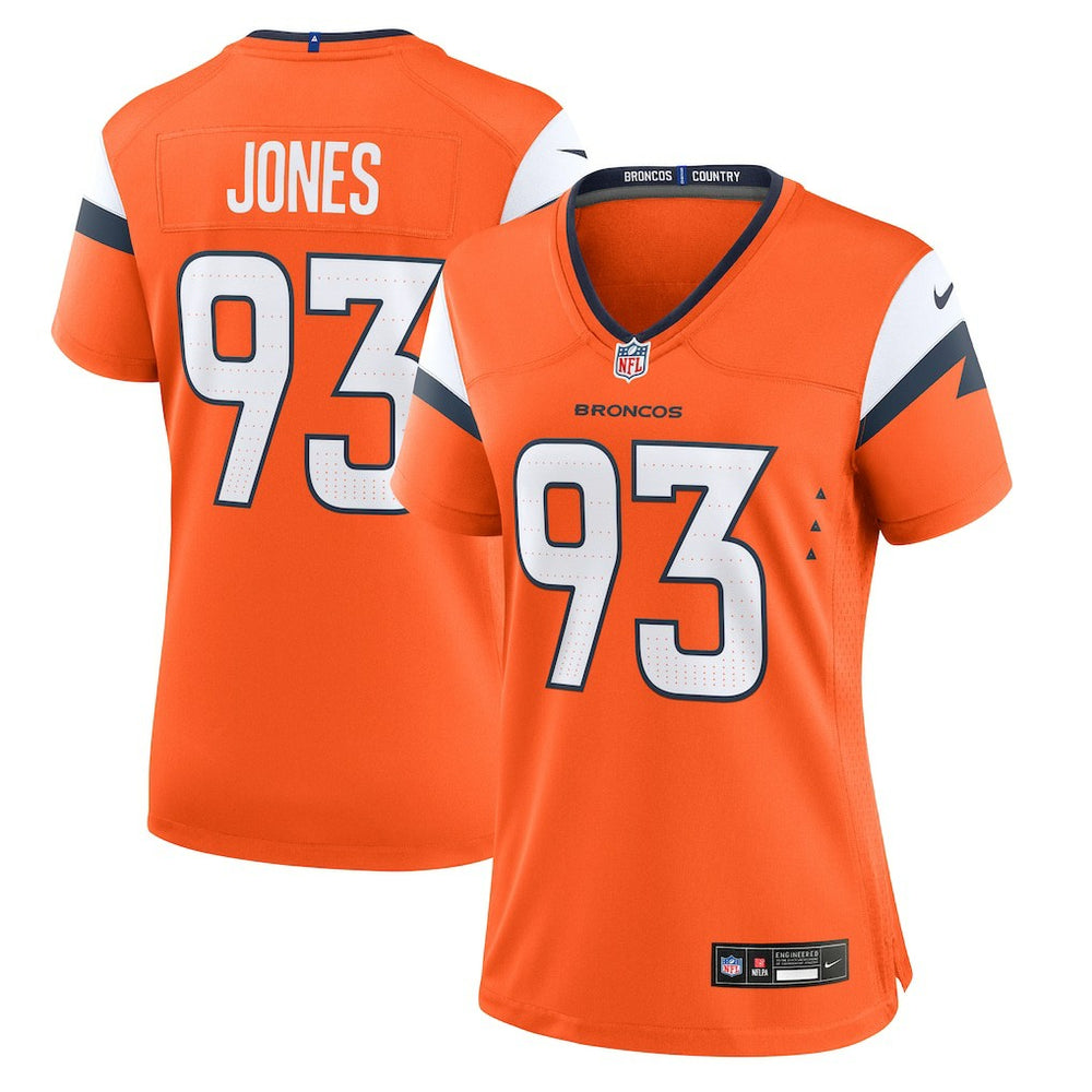 Denver Broncos D.J. Jones Women's Team Game Jersey | NFL Sale