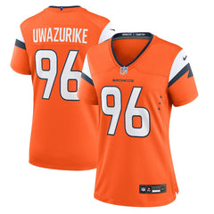 Denver Broncos Eyioma Uwazurike Women's Team Game Jersey | NFL Sale