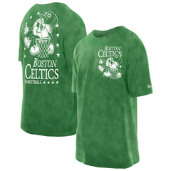 Kelly Green Boston Celtics Old School Sport Enzyme Wash Oversized T-Shirt | NBA