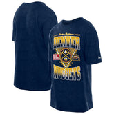Navy Denver Nuggets Old School Sport Vintage Wash T-Shirt sale | NBA