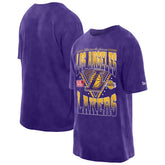 Purple Los Angeles Lakers Old School Sport Vintage Wash T-Shirt | NBA