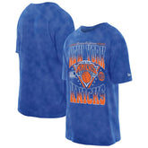 Blue New York Knicks Old School Sport Vintage Wash T-Shirt | NBA
