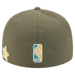 Olive Golden State Warriors Tonal Florals 59FIFTY Fitted Hat sale | NBA