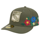 New York Rangers New Era Tonal Florals 59FIFTY Fitted Hat - NHL Hats