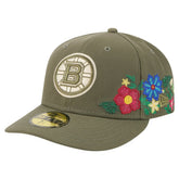 Boston Bruins New Era Tonal Florals 59FIFTY Fitted Hat - NHL Hats