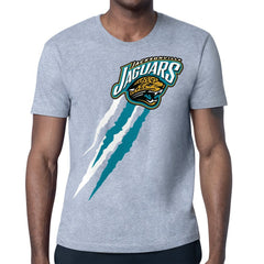 Jacksonville Jaguars Starter Retro Team Logo Color Scratch T-Shirt | NFL Hot
