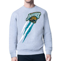 Jacksonville Jaguars Starter Retro Team Logo Color Scratch Pullover Sweatshirt | NFL Near me