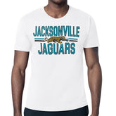 Jacksonville Jaguars Starter Mesh Look Retro Team Logo T-Shirt | NFL Outlet