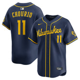 Jackson Chourio Milwaukee Brewers Nike Alternate 2 Limited Jersey - MLB Jerseys